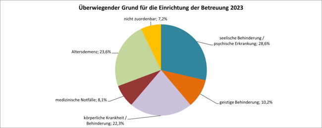 Überwiegender Grund für Betreuungen