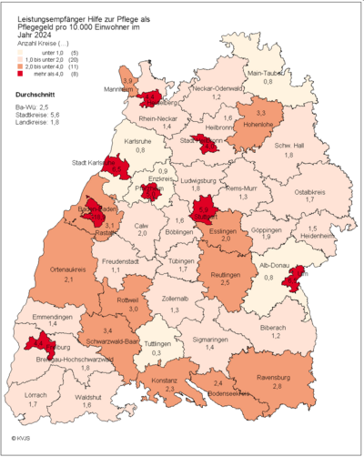 Leistungsempfänger HzP als Pflegegeld