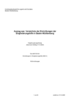 Verzeichnis der Einrichtungen der Eingliederungshilfe in Baden-Württemberg 2024 Verzeichnis der Einrichtungen der Eingliederungshilfe in Baden-Württemberg 2024