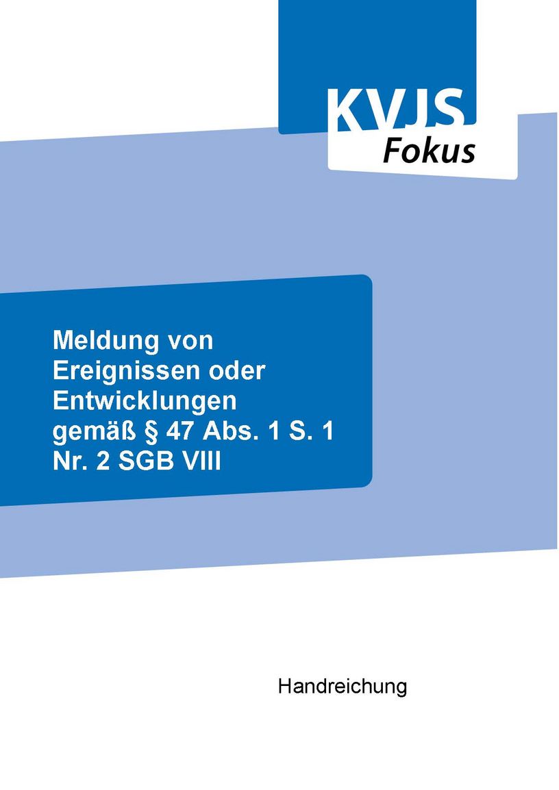 Cover KVJS Fokus Handreichung