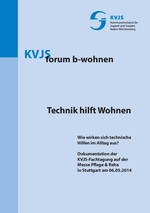 KVJS-Service forum b-wohnen: "Technik hilft Wohnen", 2014