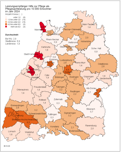 Leistungsempfänger HzP als Pflegesachleistung