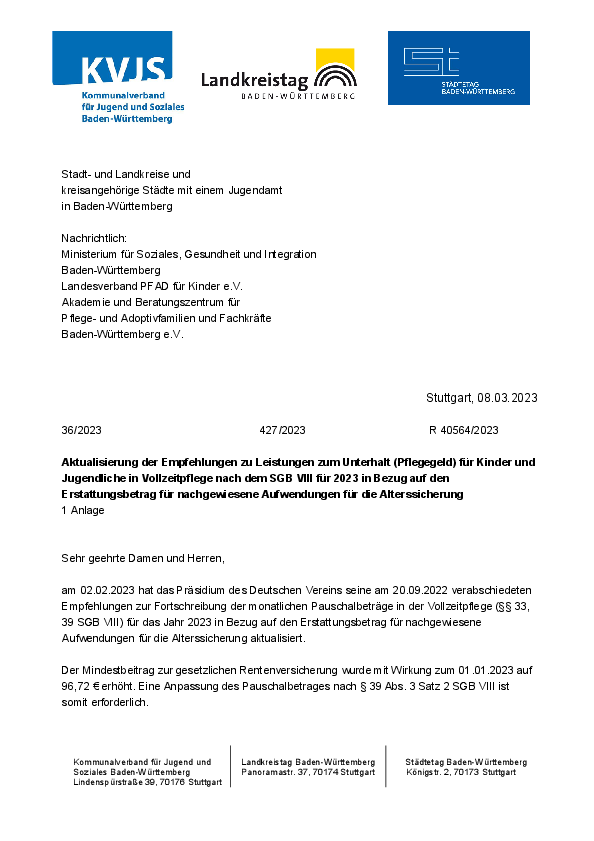 Rundschreiben 36-2023