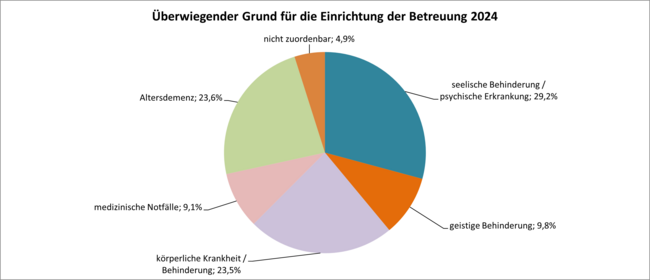 Überwiegender Grund neu eingerichteter Betreuungen
