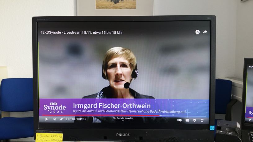 Screenshot Irmgard Fischer-Orthwein referiert online